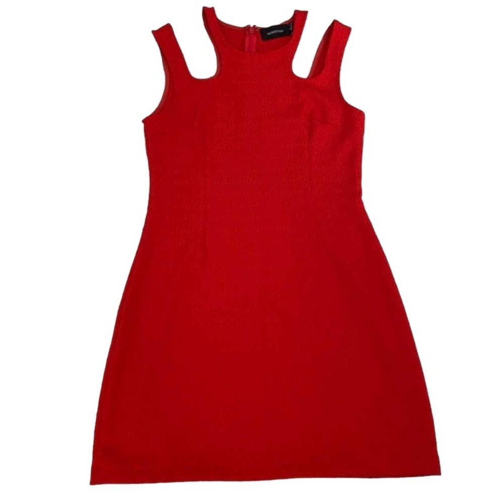 Minkpink red bodycon dress size M